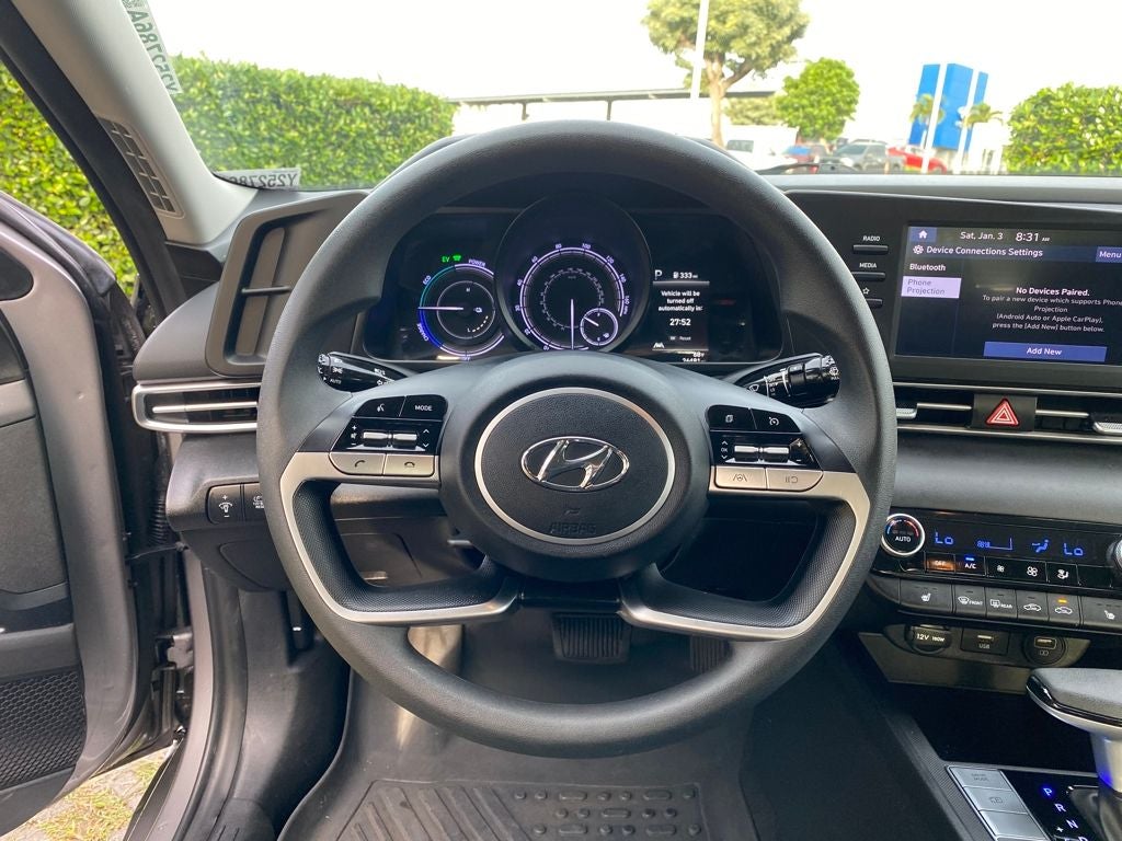 2023 Hyundai Elantra Hybrid Blue