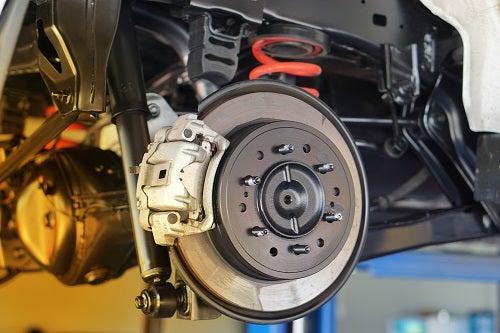 Brake Rotor in service bay